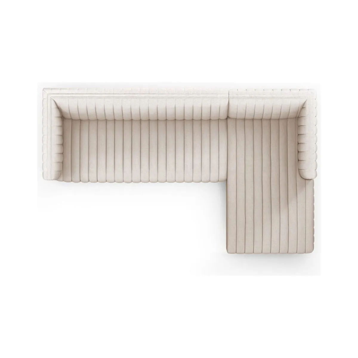 Alexander 2-Piece RAF Sectional - Dover Crescent - 105"