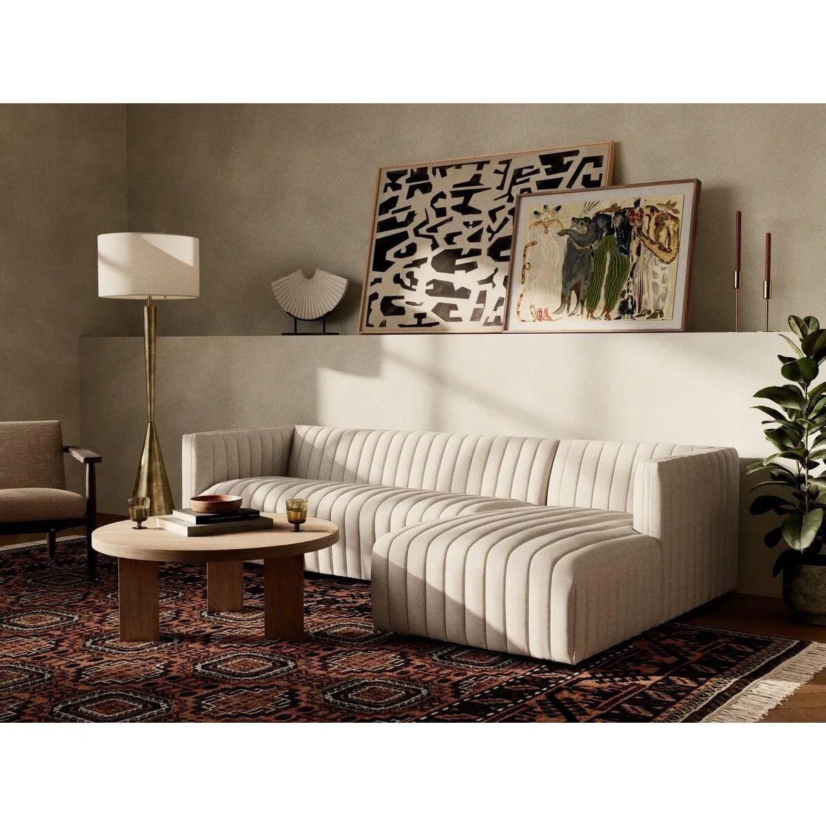 Alexander 2-Piece RAF Sectional - Dover Crescent - 105"