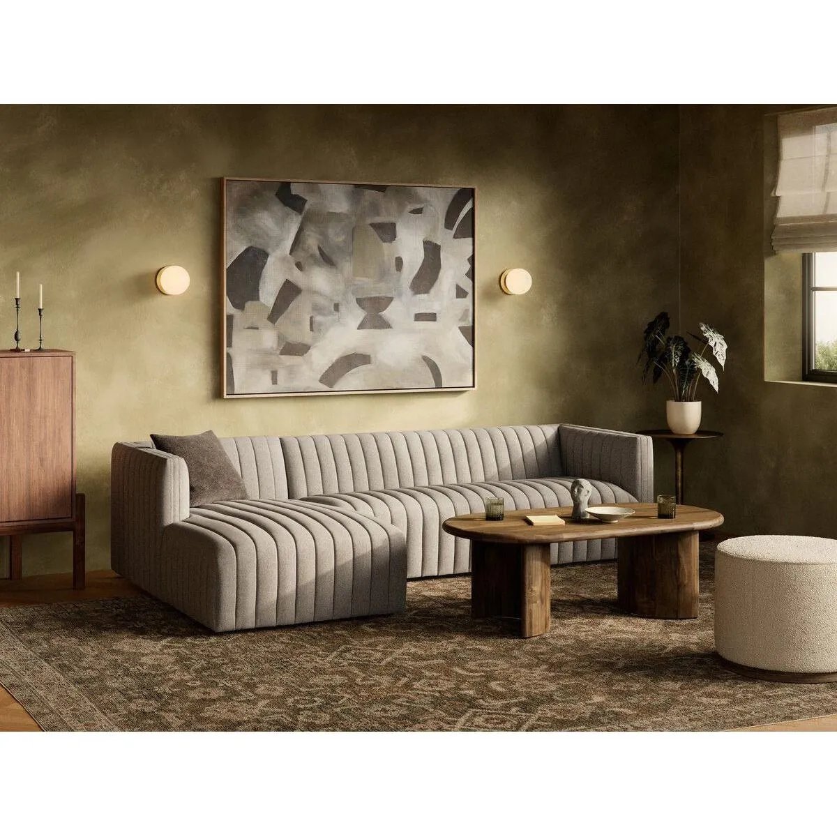 Alexander 2-Piece Sectional - LAF - Orly Natural - 105"