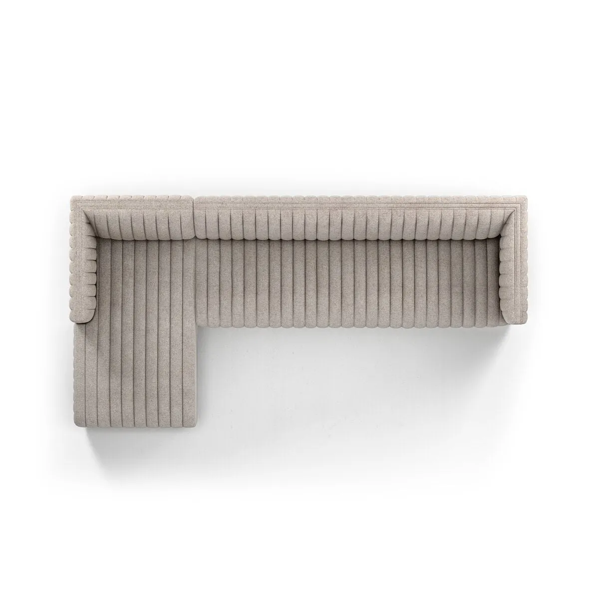 Alexander 2-Piece Sectional - LAF - Orly Natural - 126"