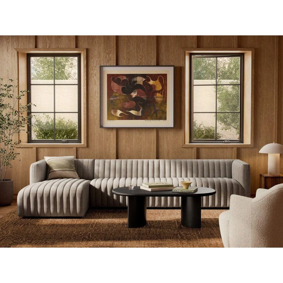 Alexander 2-Piece Sectional - LAF - Orly Natural - 126"