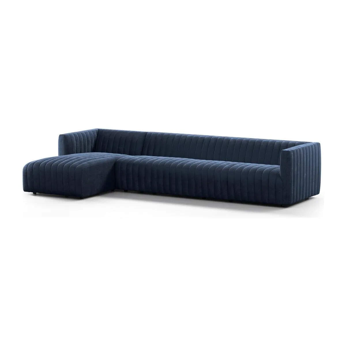 Alexander 2-Piece Sectional - LAF - Sapphire Navy - 126"