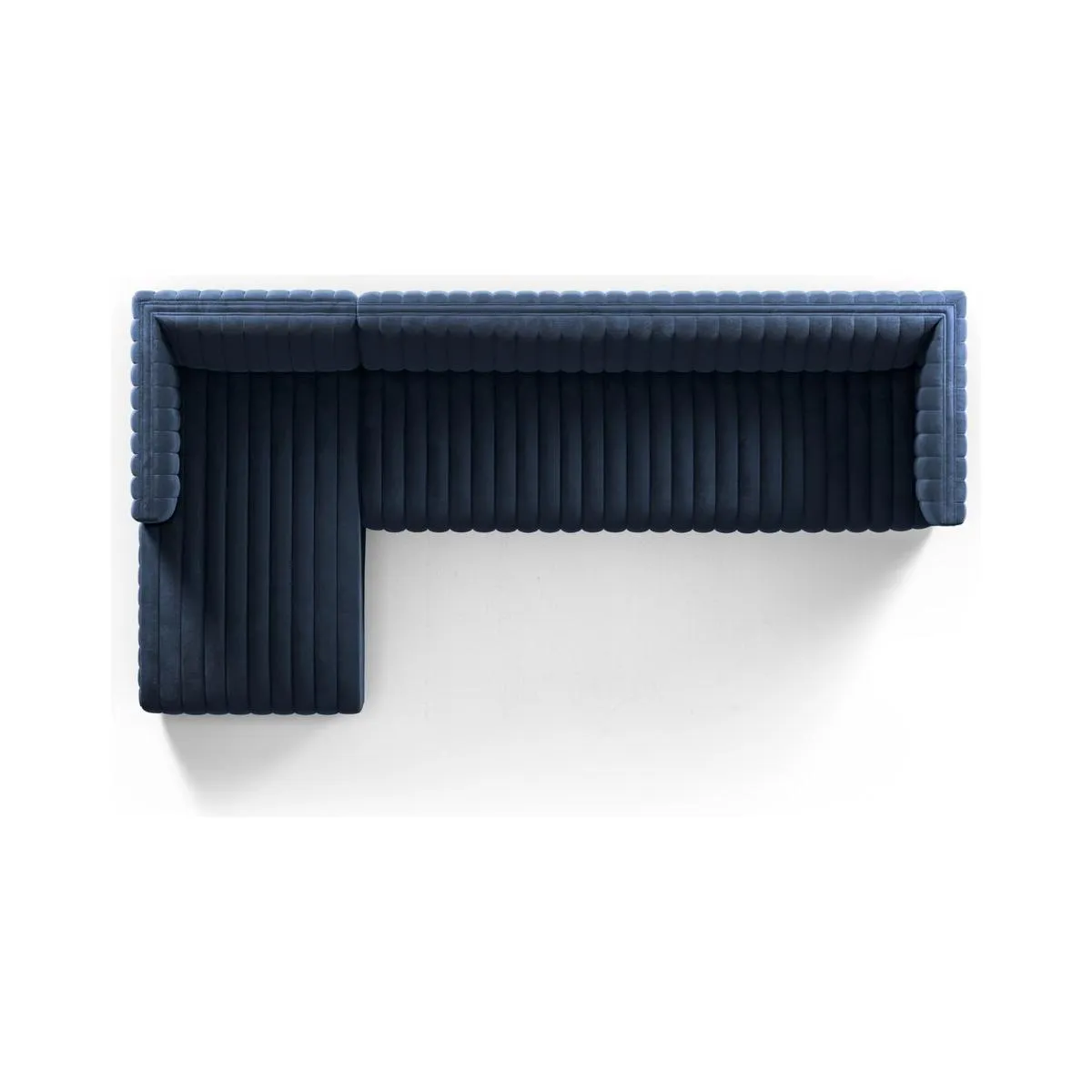 Alexander 2-Piece Sectional - LAF - Sapphire Navy - 126"