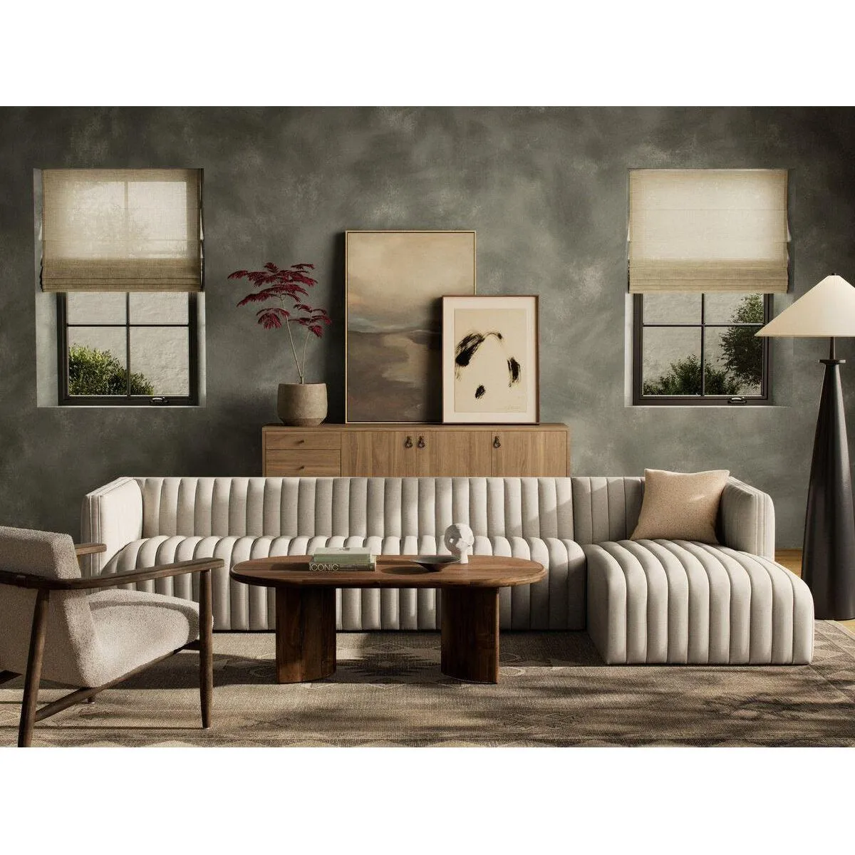 Alexander 2-Piece Sectional - RAF - Dover Crescent - 126"