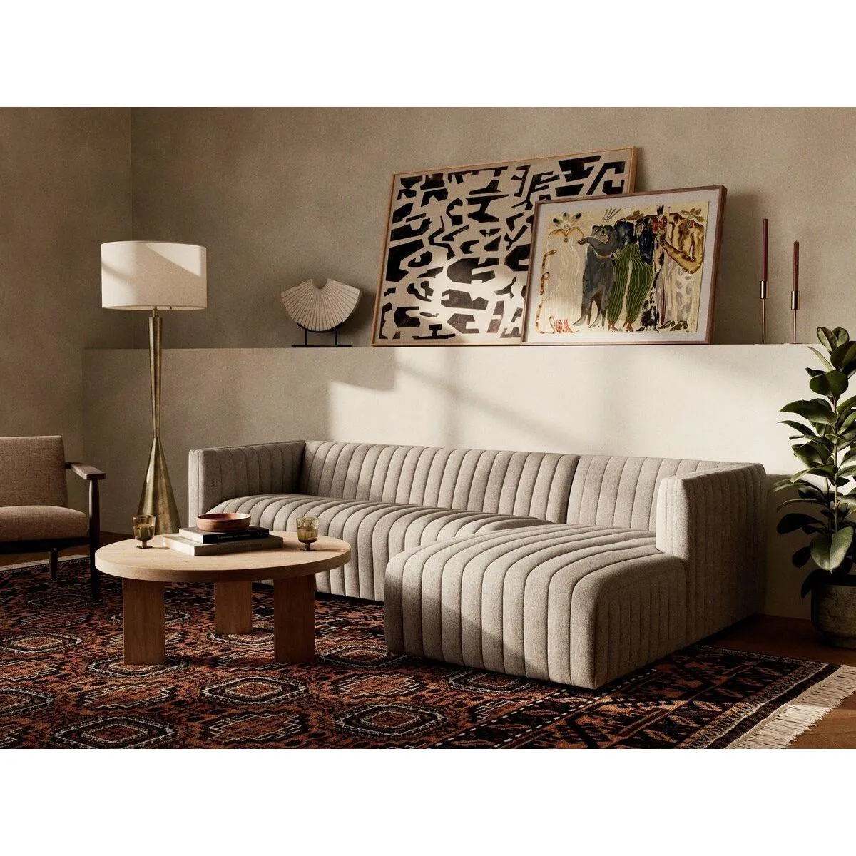 Alexander 2-Piece Sectional - RAF - Orly Natural - 105"