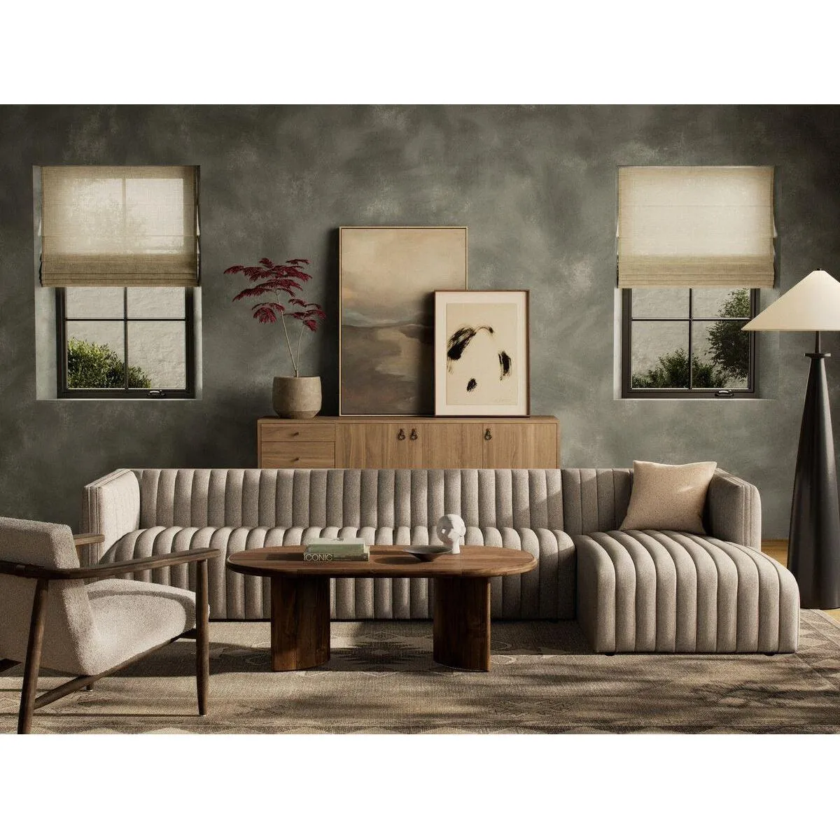 Alexander 2-Piece Sectional - RAF - Orly Natural - 126"