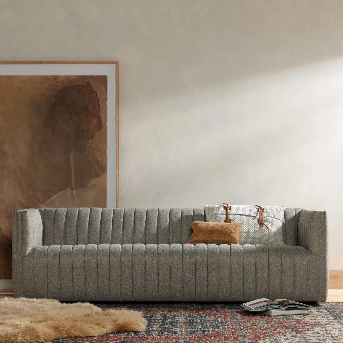 Alexander Sofa - Orly Natural - 88"