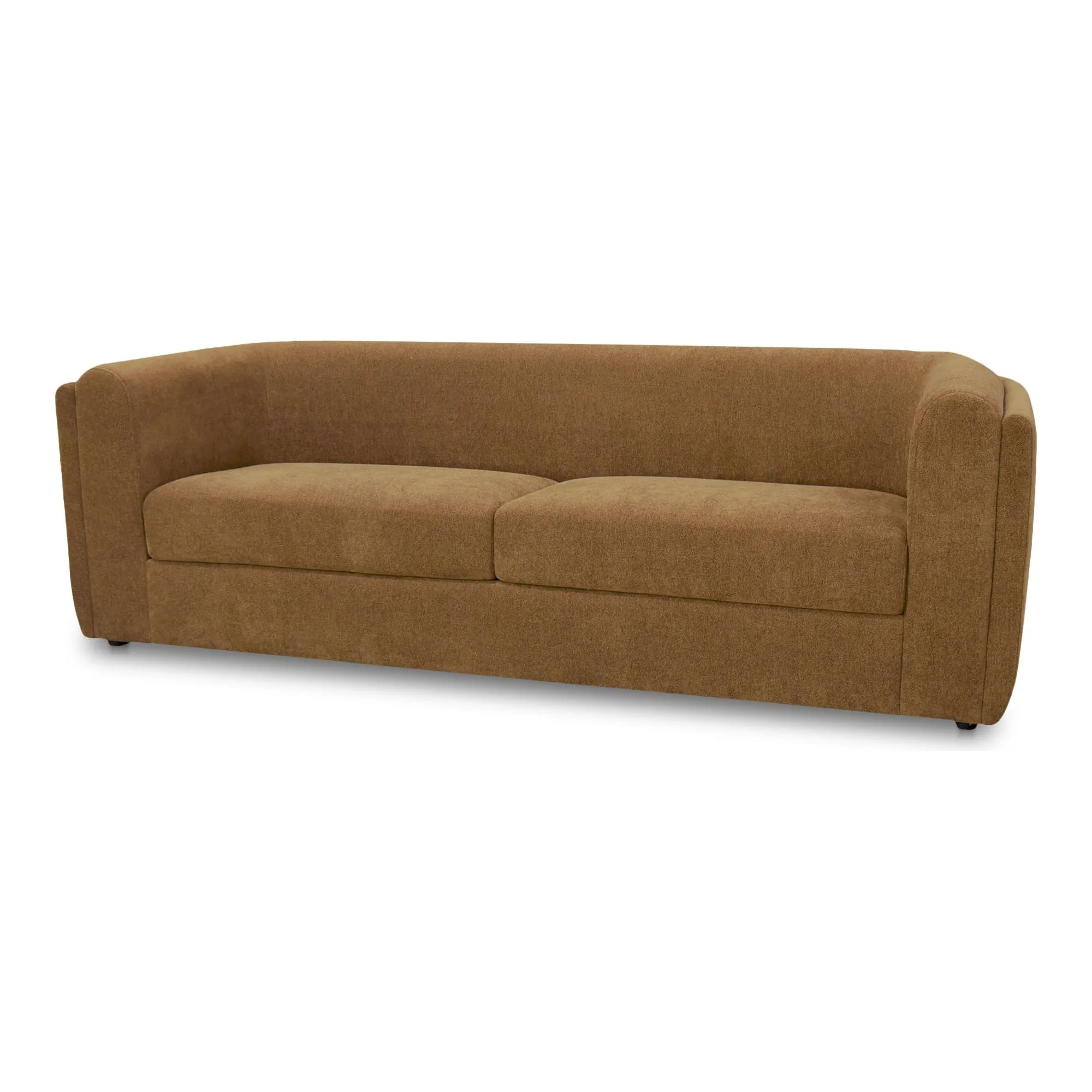 Alora Sofa Fabric Ochre Brown