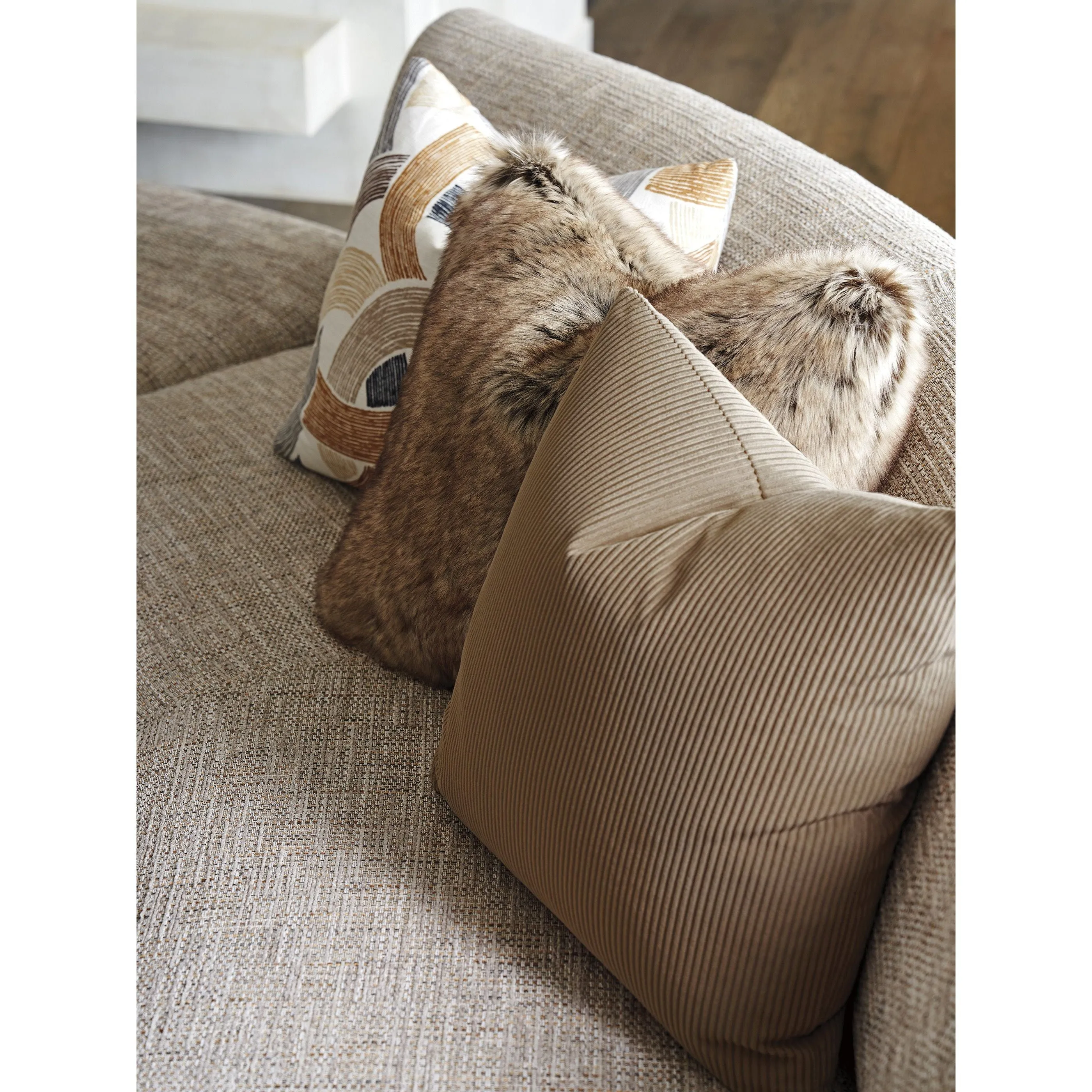 Alston Armless Curved Sofa
