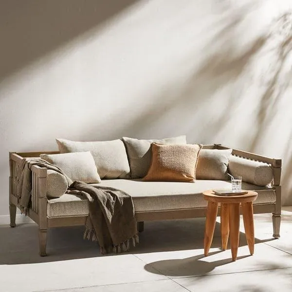 Altheon Outdoor Sofa - 86" - Washed Brown-Fsc