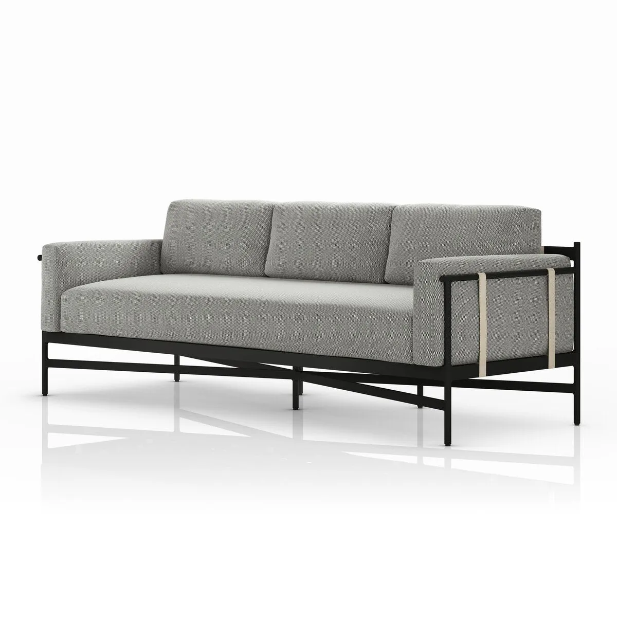 Amaya Outdoor Sofa - 99" - Faye Ash