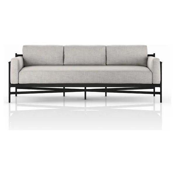 Amaya Outdoor Sofa - 99" - Stone Grey