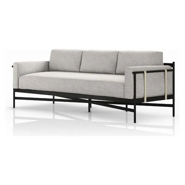 Amaya Outdoor Sofa - 99" - Stone Grey