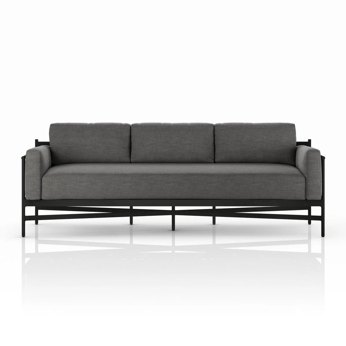 Amaya Outdoor Sofa - 99" - Venao Charcoal