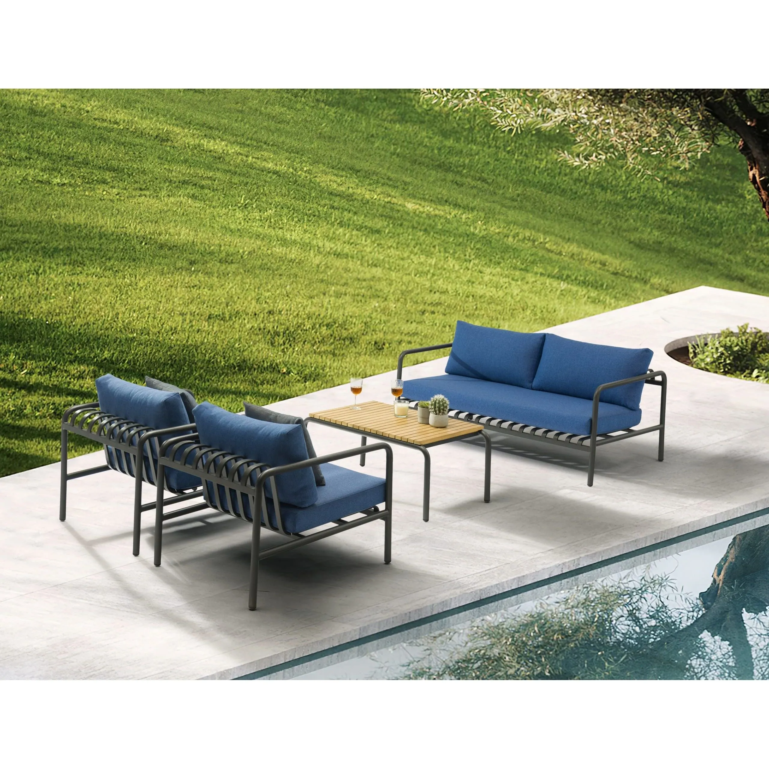 Andrea 4-Pieces Outdoor Collection