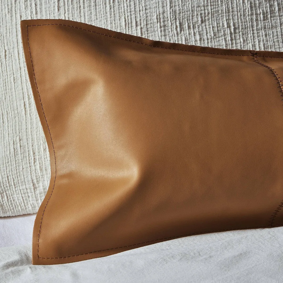 Andreas Lumbar Pillow - Whiskey Saddle