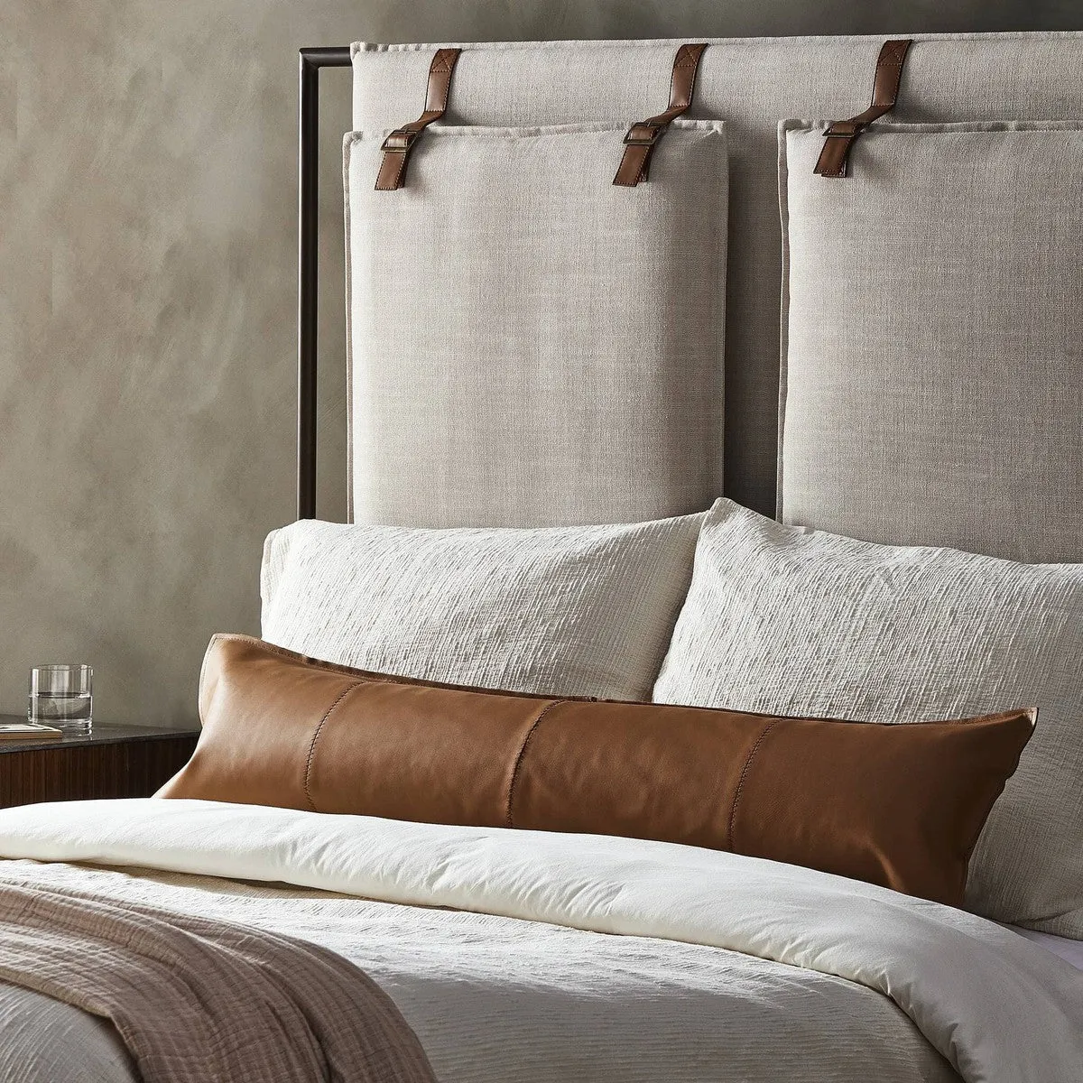 Andreas Lumbar Pillow - Whiskey Saddle