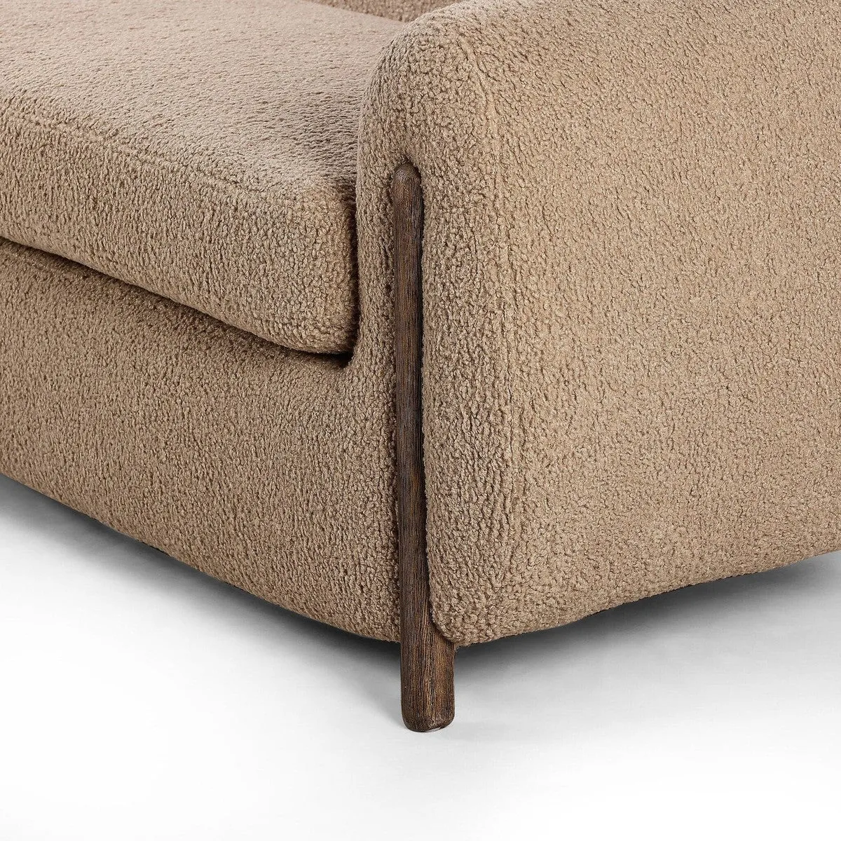 Annora Sofa - Sheepskin Camel