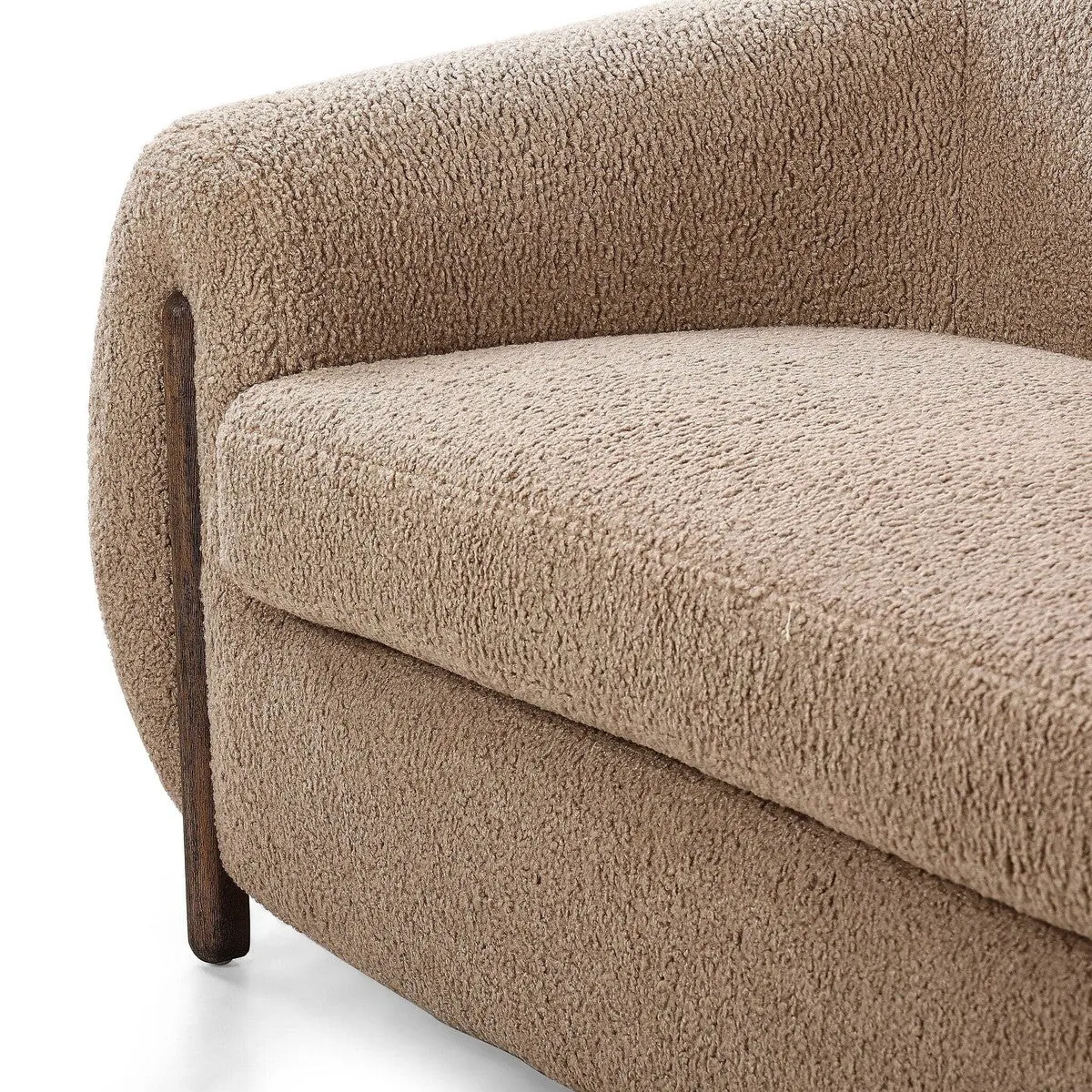 Annora Sofa - Sheepskin Camel