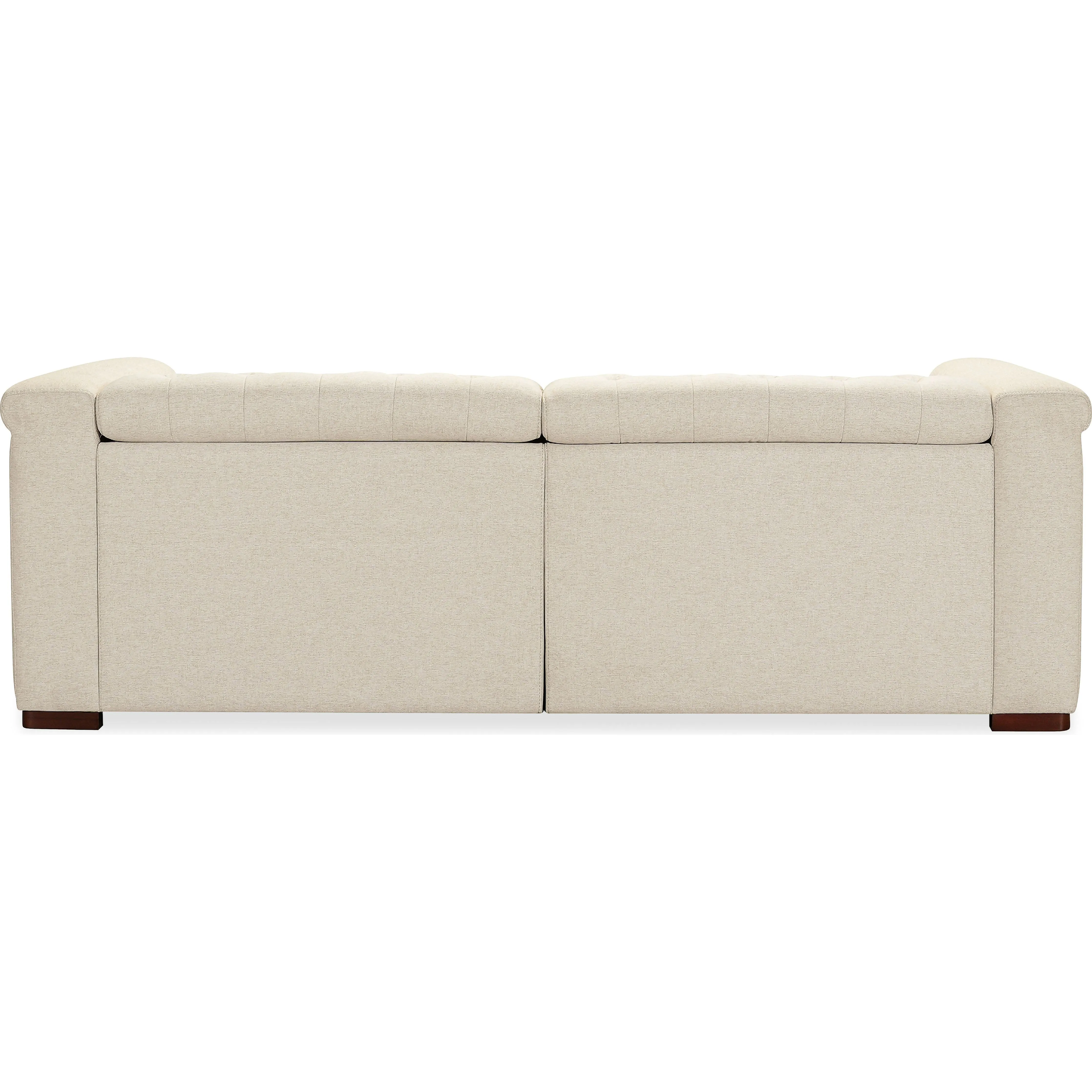 Apollo Deux Power Recliner and Power Headrests - Beige Fabric