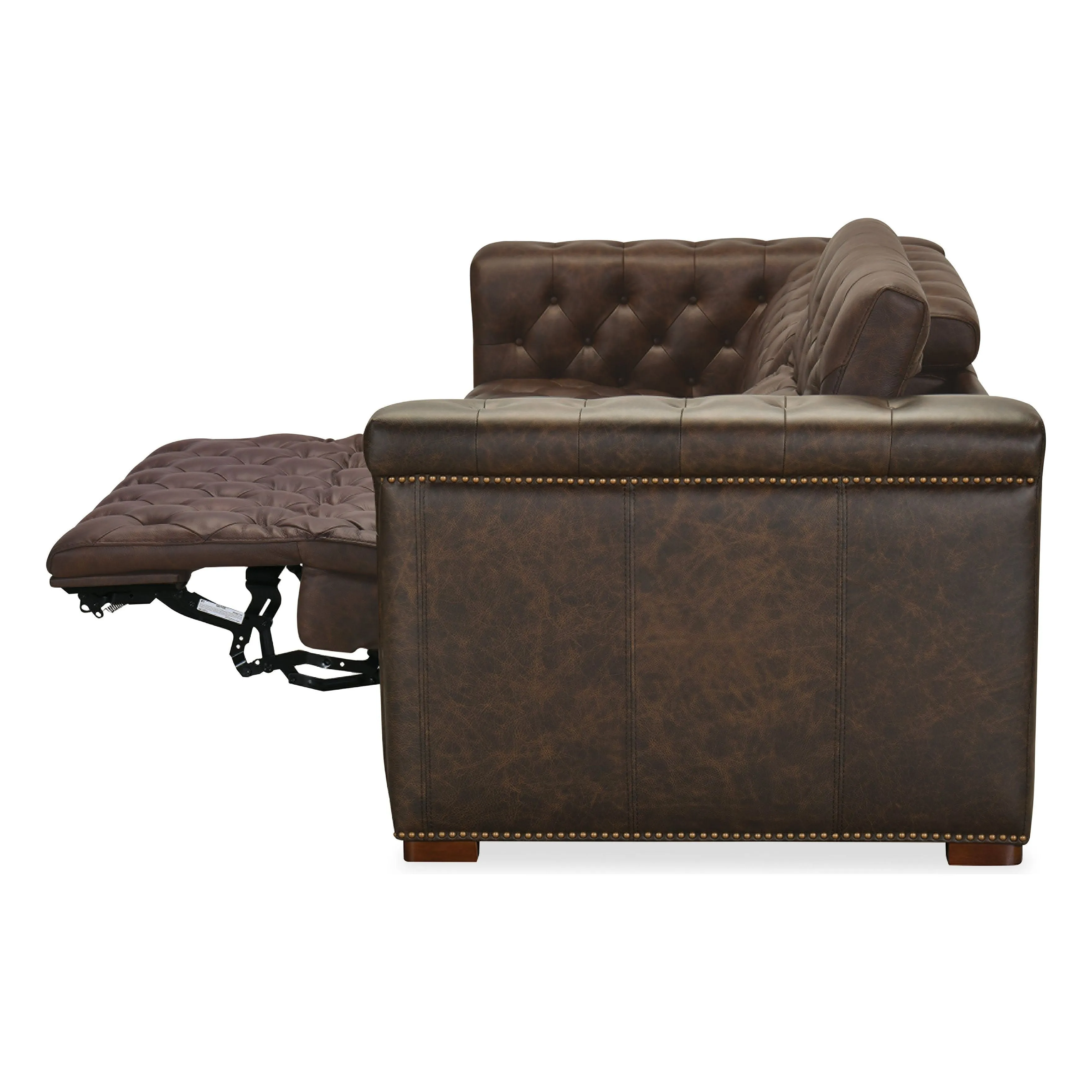 Apollo Deux Power Recliner and Power Headrests - Saddlewood Brown