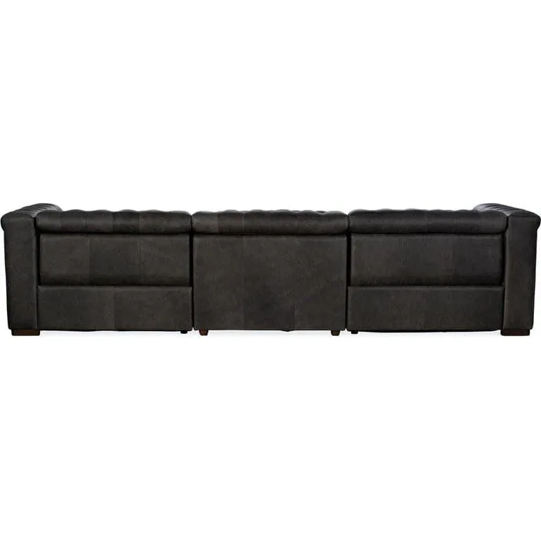 Apollo Power Recliner Sofa W/ Power Headrest - Black