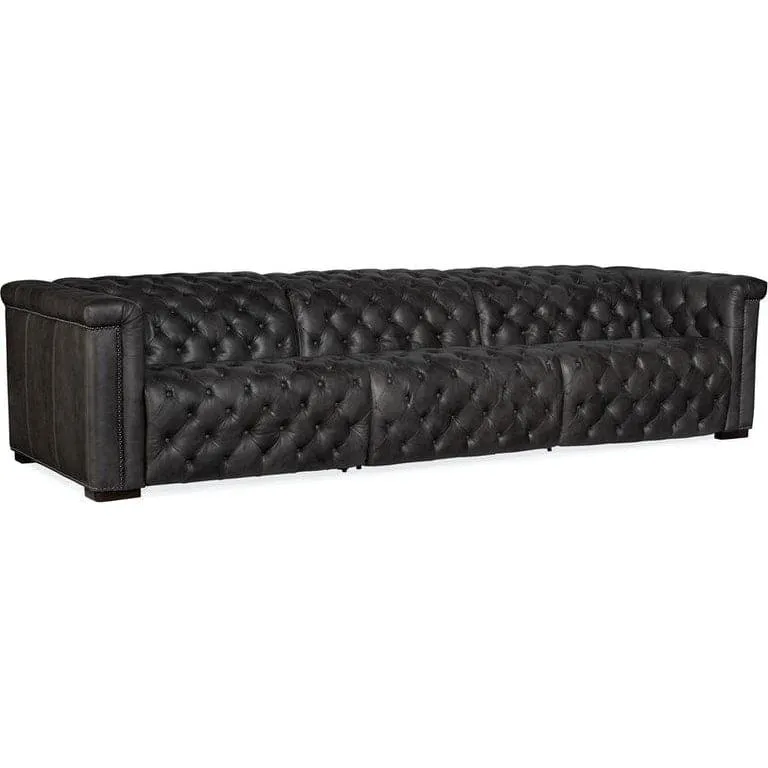 Apollo Power Recliner Sofa W/ Power Headrest - Black