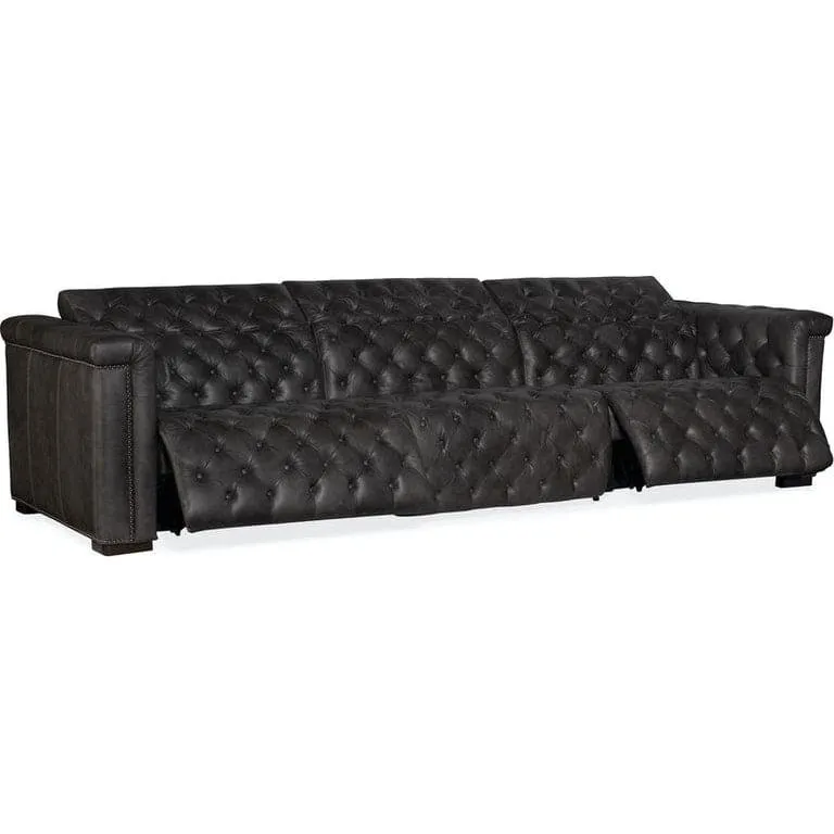 Apollo Power Recliner Sofa W/ Power Headrest - Black