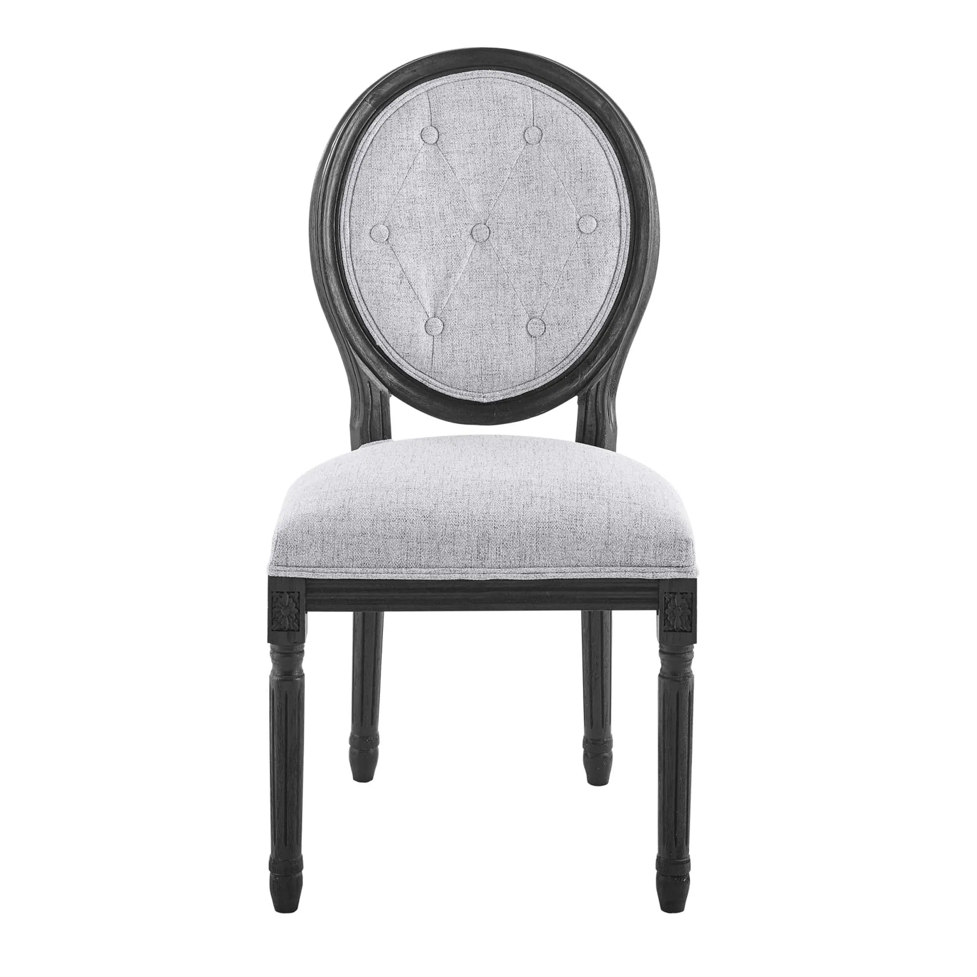 Arise Vintage French Upholstered Fabric Dining Side Chair by Modway