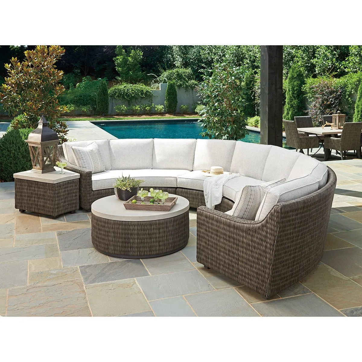 Armless Curved Sofa Frame