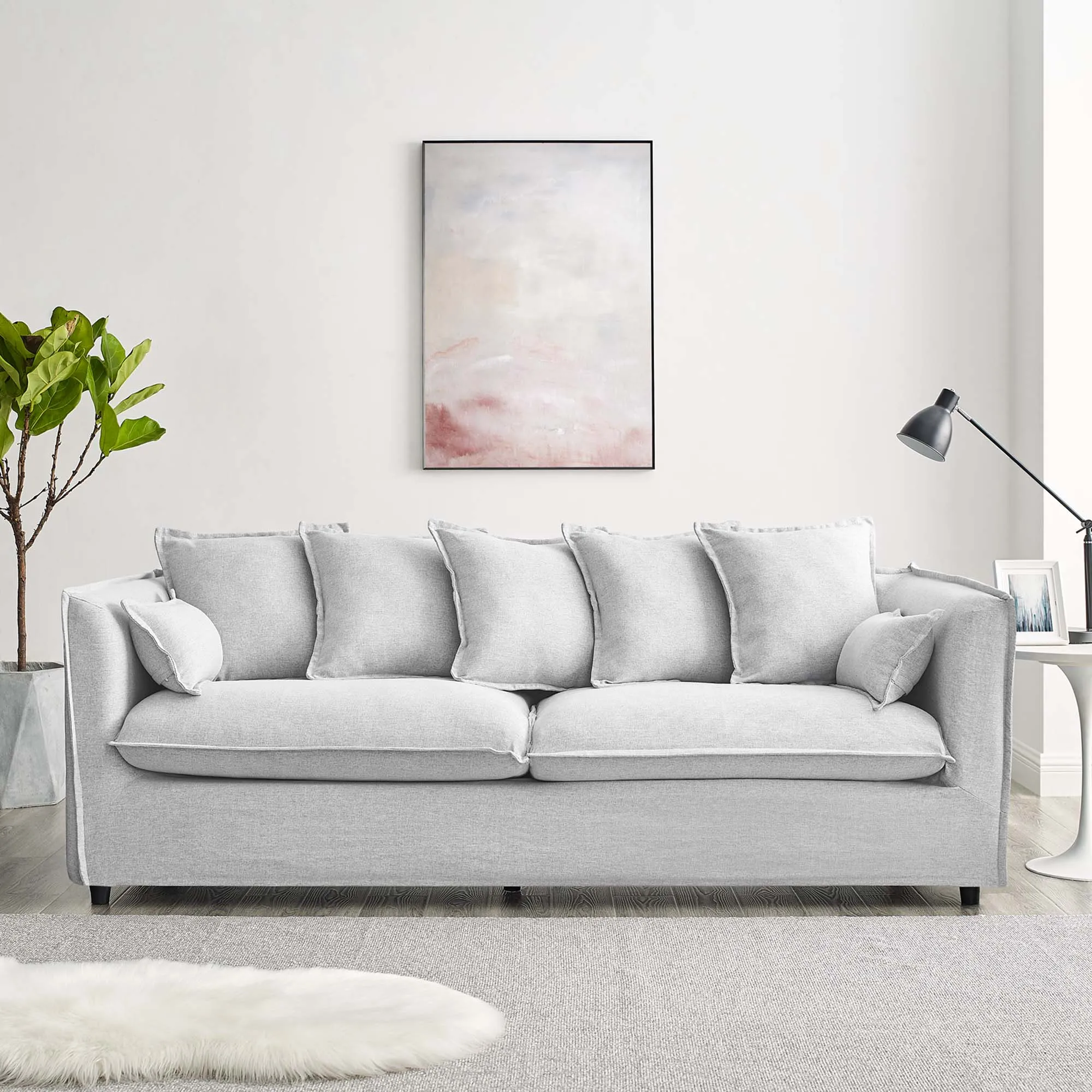 Avalon Slipcover Fabric Sofa by Modway