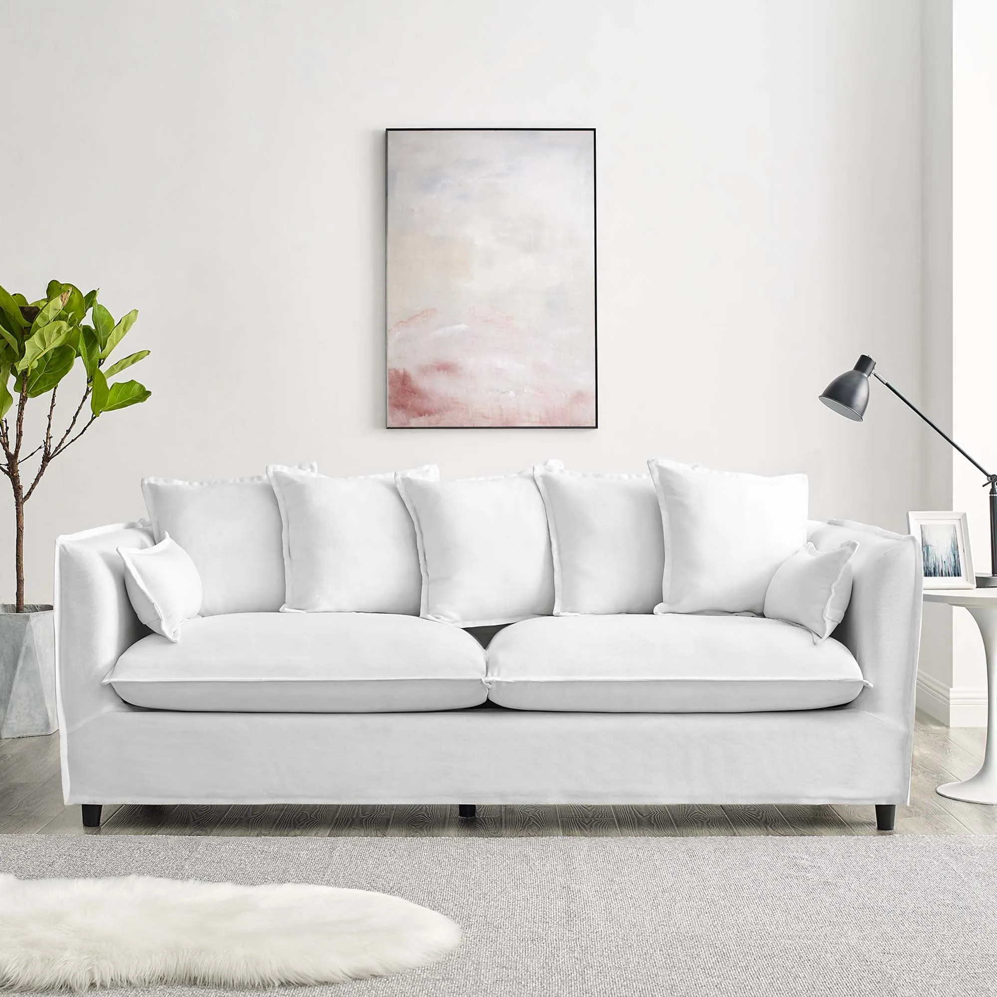 Avalon Slipcover Fabric Sofa by Modway