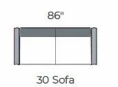 Bouldin 86" Sofa