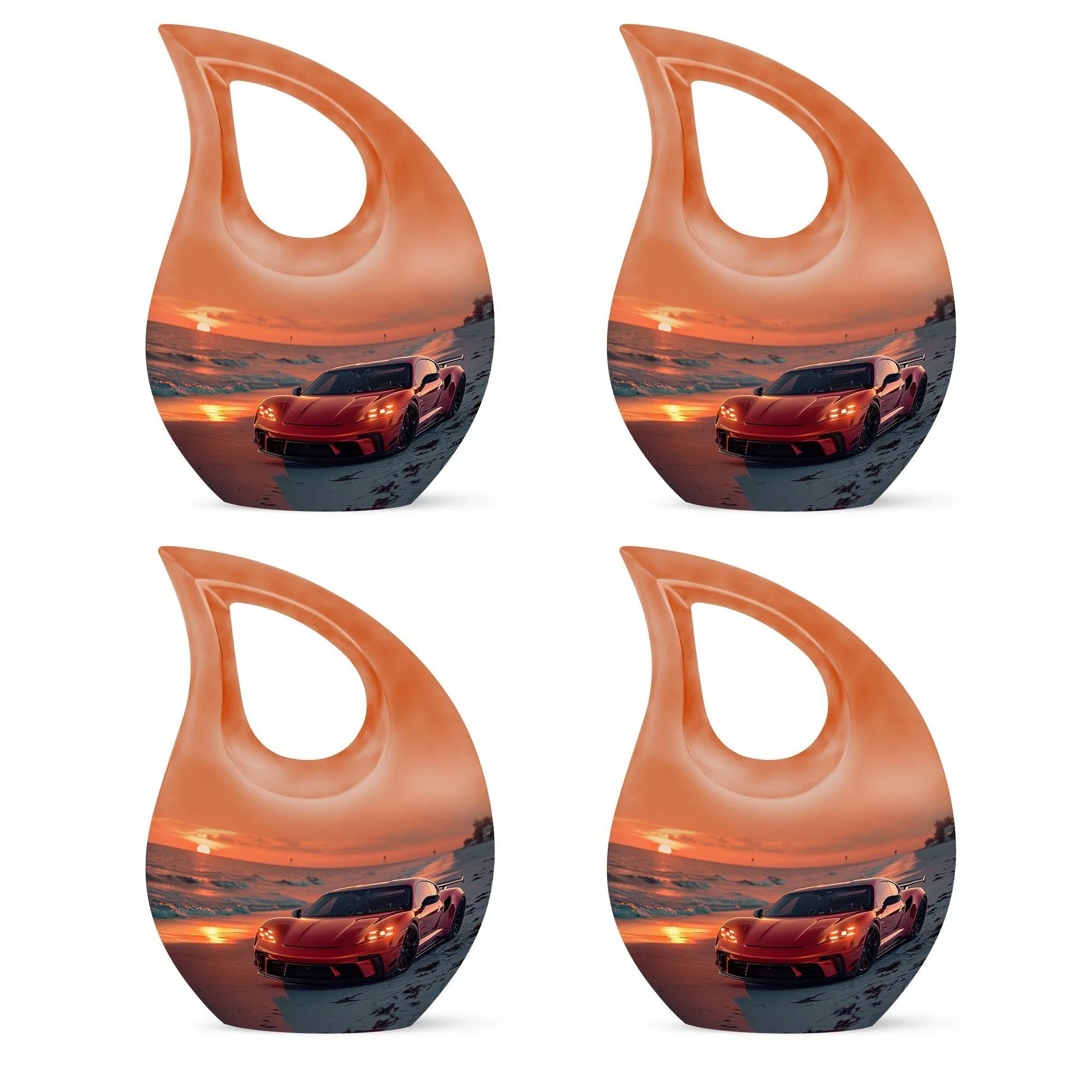 Car Cremation Urn - Large Aluminium Creation Urn For Human