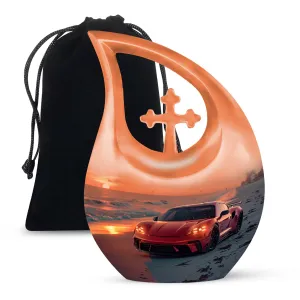 Car Cremation Urn - Large Aluminium Creation Urn For Human