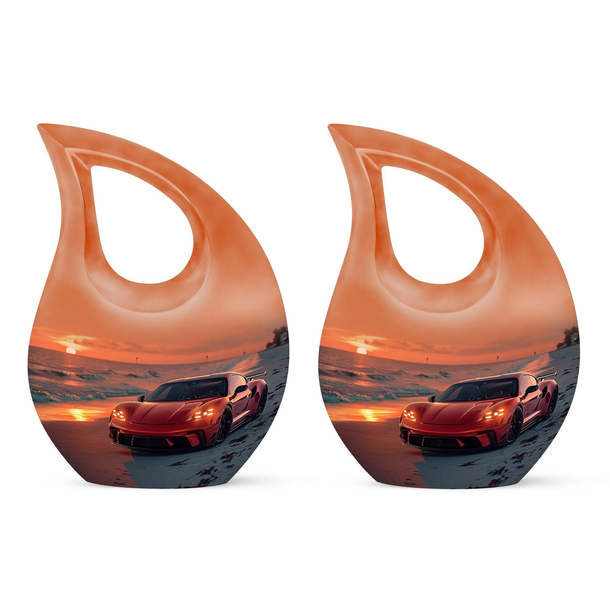 Car Cremation Urn - Large Aluminium Creation Urn For Human