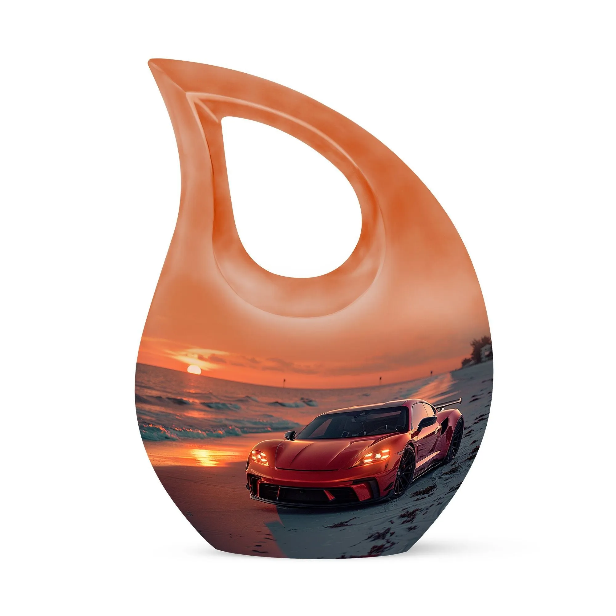 Car Cremation Urn - Large Aluminium Creation Urn For Human