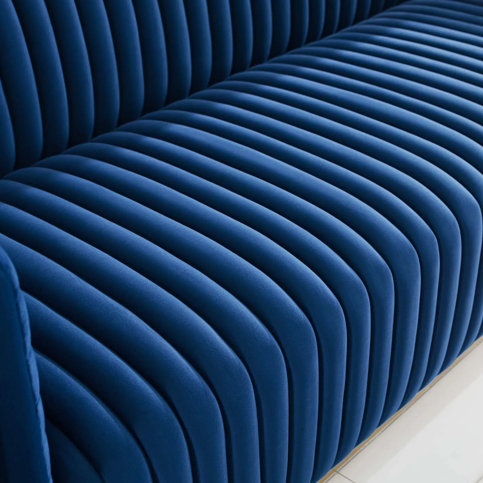 Charisma Channel Tufted Performance Velvet Living Room Sofa by Modway