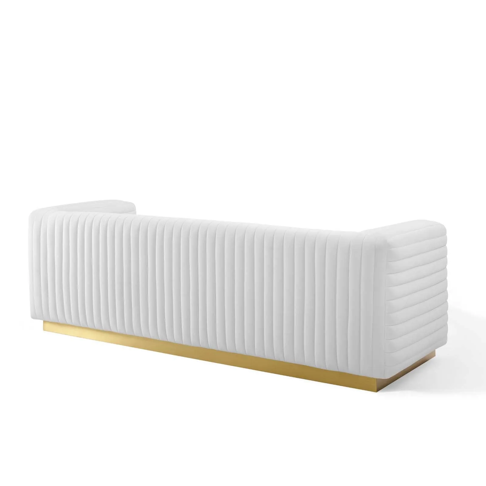 Charisma Channel Tufted Performance Velvet Living Room Sofa by Modway