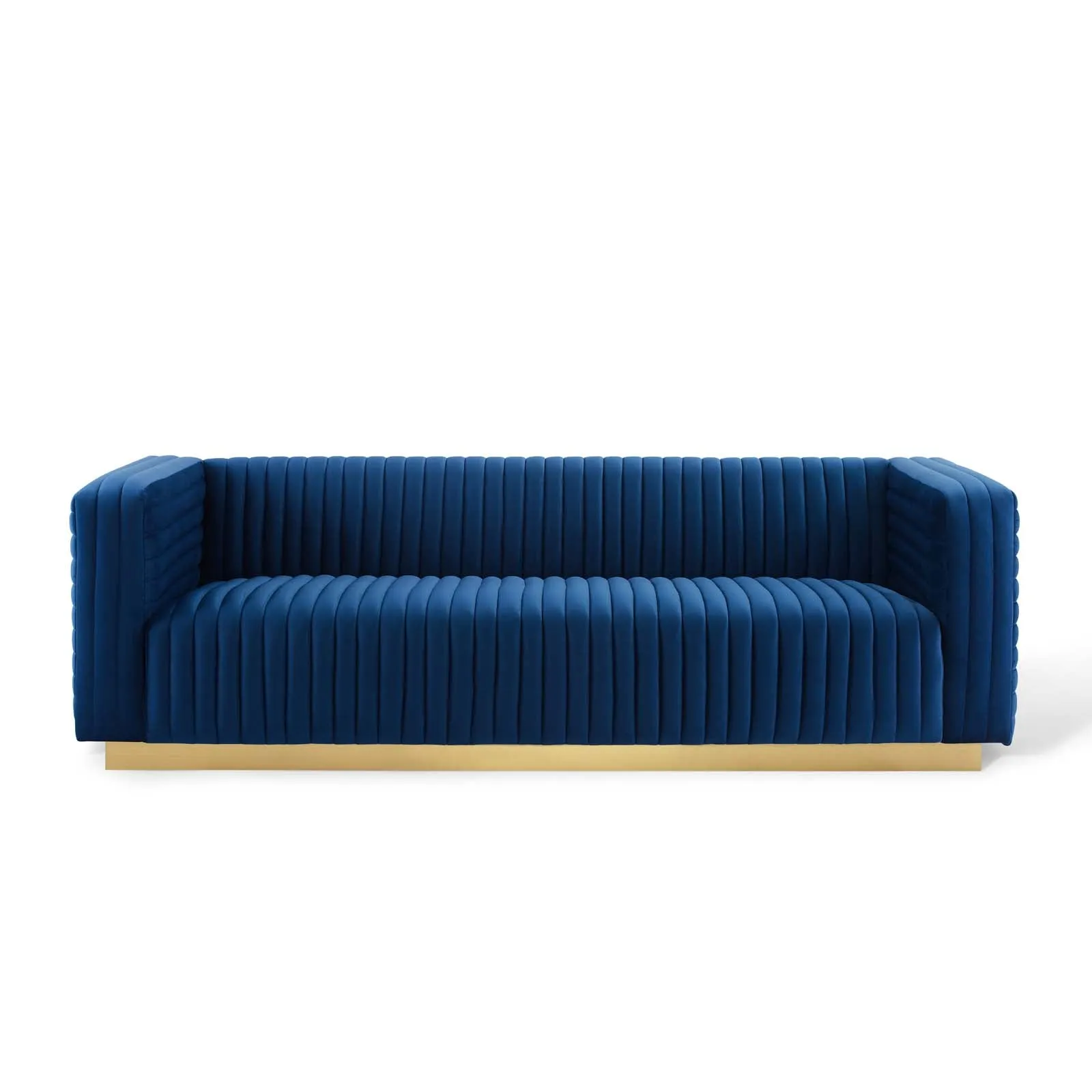 Charisma Channel Tufted Performance Velvet Living Room Sofa by Modway