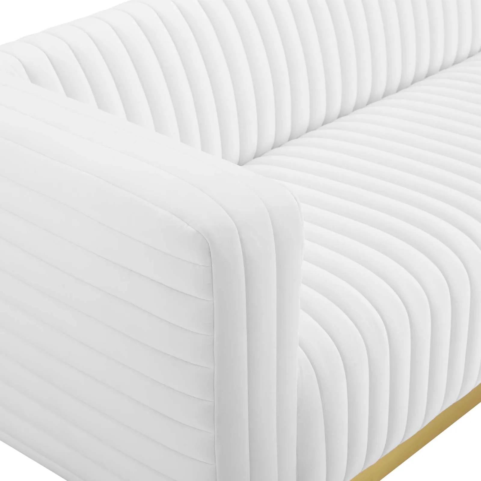 Charisma Channel Tufted Performance Velvet Living Room Sofa by Modway
