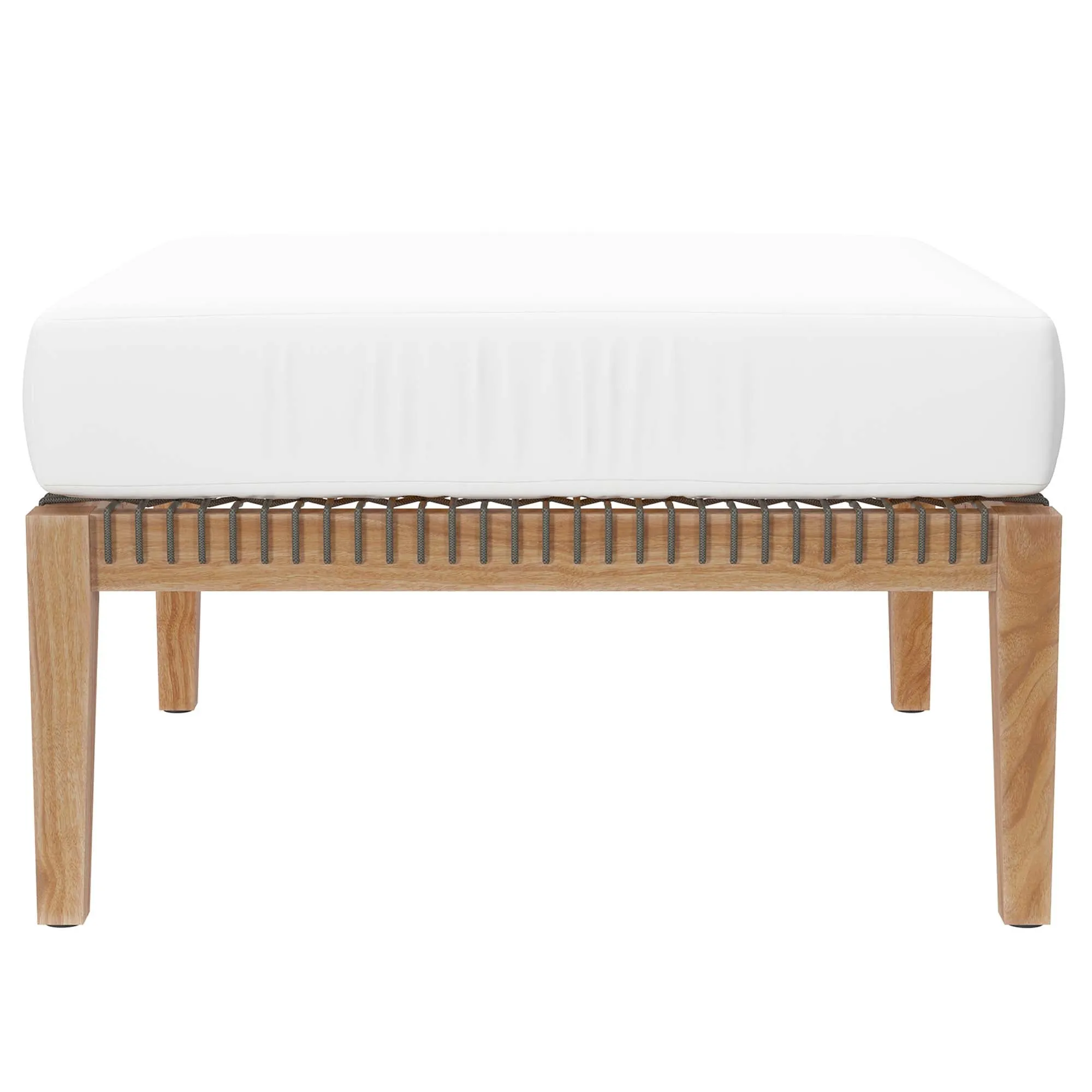 Clearwater Outdoor Patio Teak Wood 6-Piece Sectional Sofa by Modway