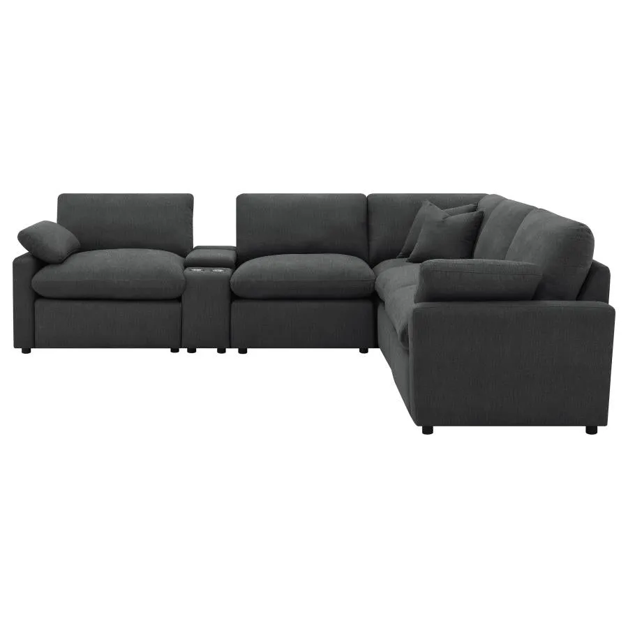 Colleen 6 PC Reclining Sectional
