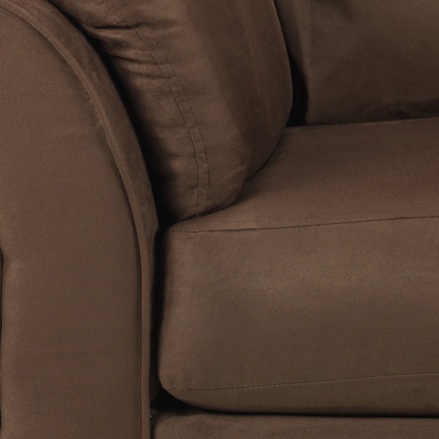 Collier Sofa, Loveseat and Chair Set - Chocolate