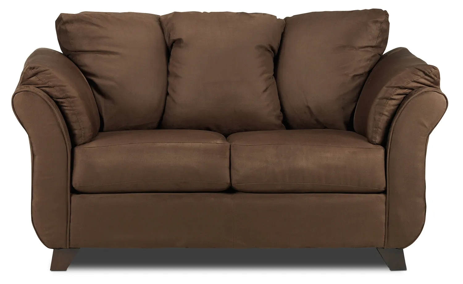 Collier Sofa, Loveseat and Chair Set - Chocolate