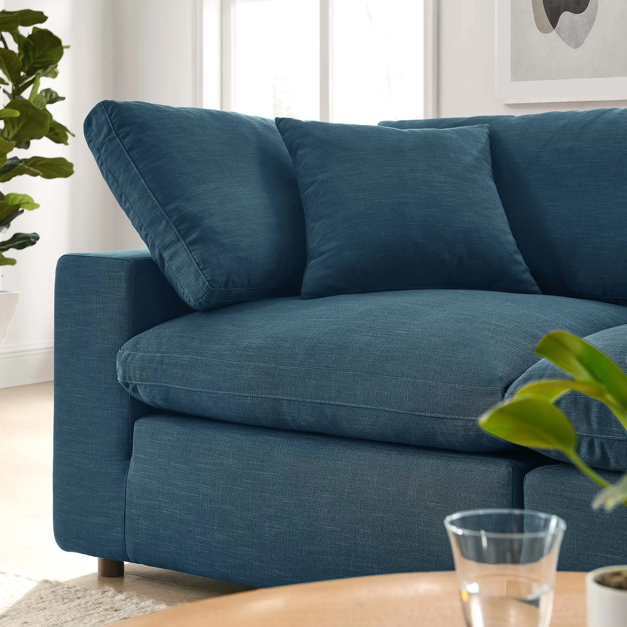 Commix 2 Piece Down Filled Overstuffed Sectional Sofa Set by Modway