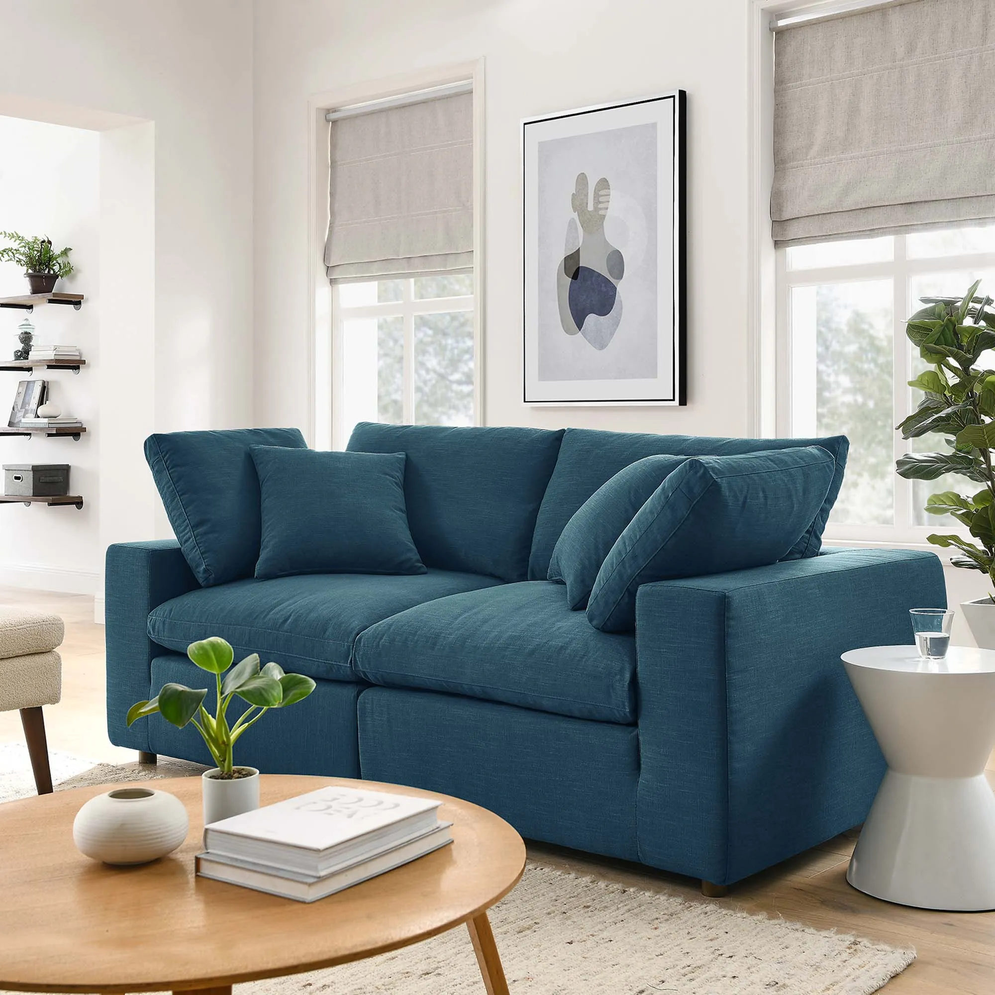 Commix 2 Piece Down Filled Overstuffed Sectional Sofa Set by Modway