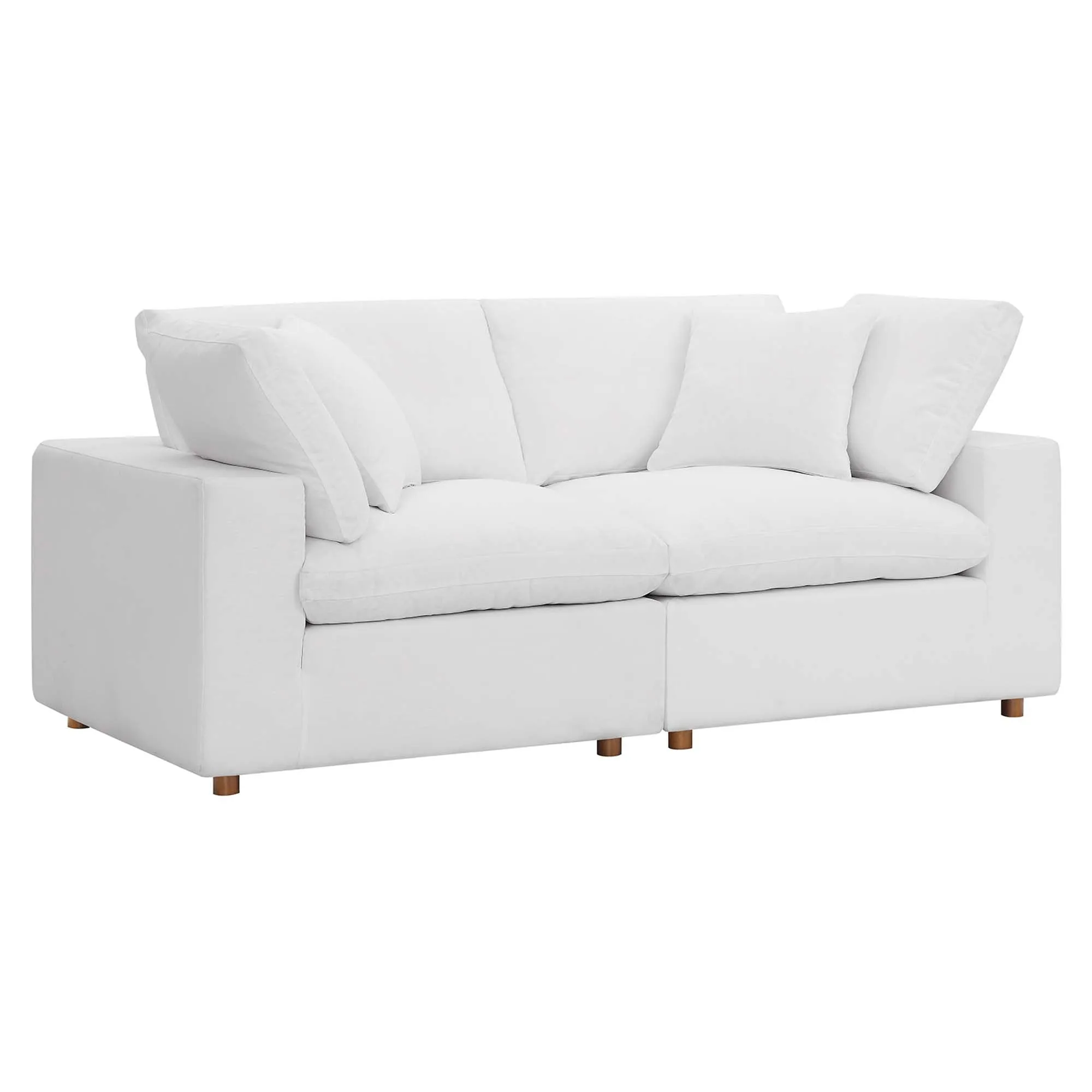 Commix 2 Piece Down Filled Overstuffed Sectional Sofa Set by Modway