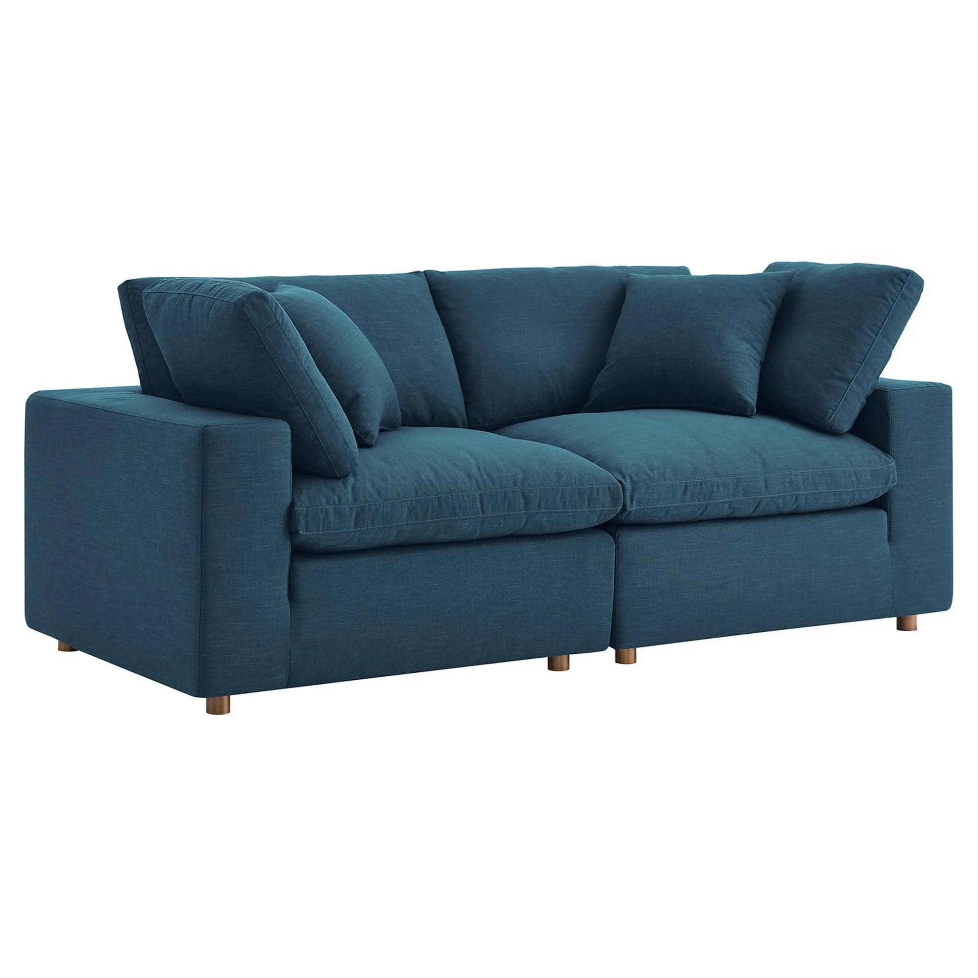 Commix 2 Piece Down Filled Overstuffed Sectional Sofa Set by Modway