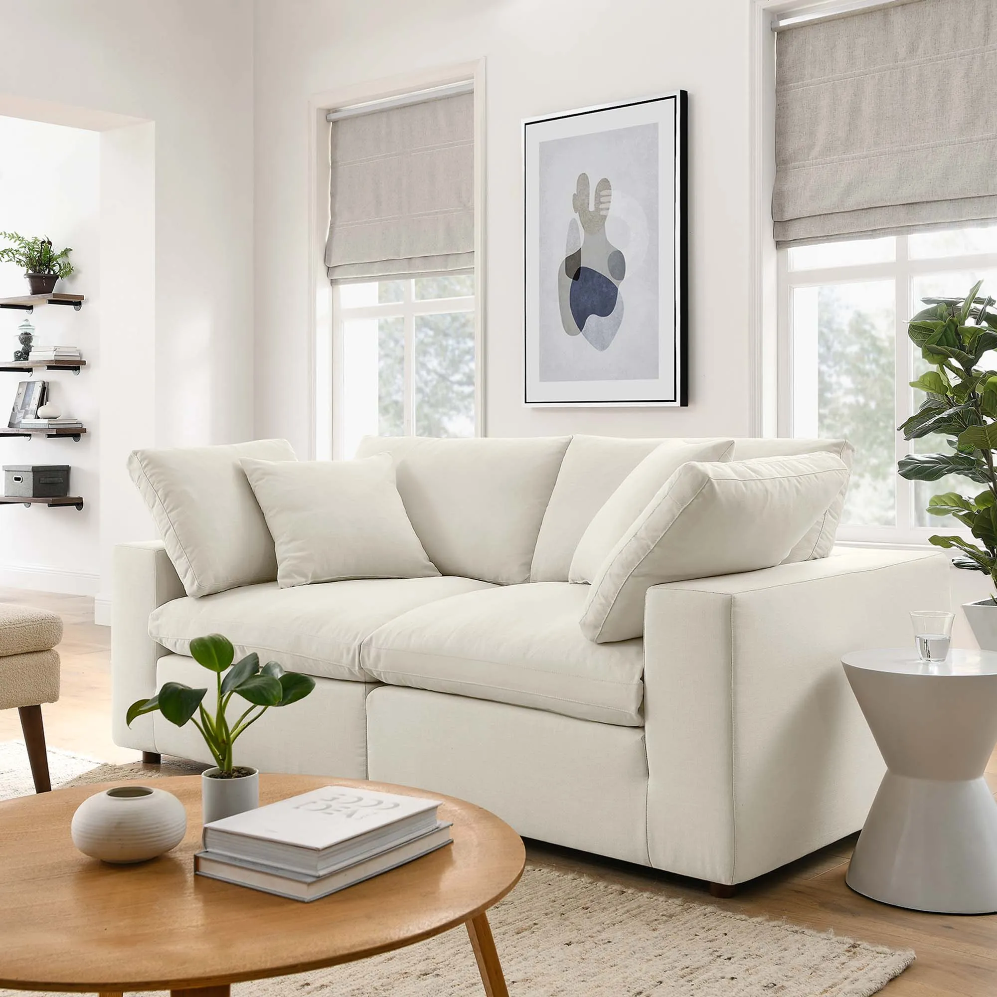 Commix 2 Piece Down Filled Overstuffed Sectional Sofa Set by Modway